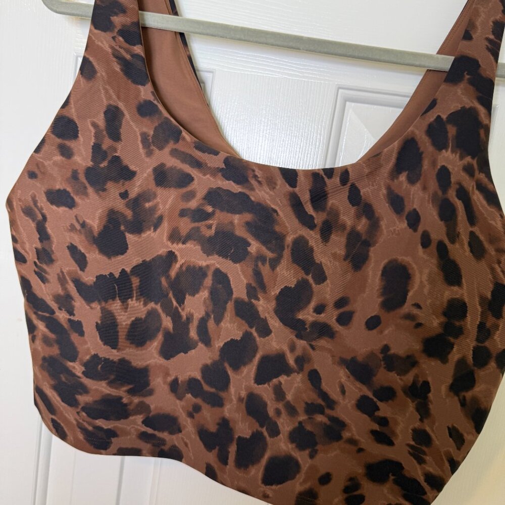 Animal print sports tank